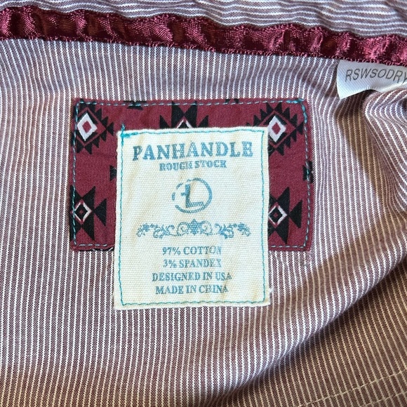 2 for$15 Panhandle Rough Stock Western Woman’s Button Down Shirt - Picture 5 of 13